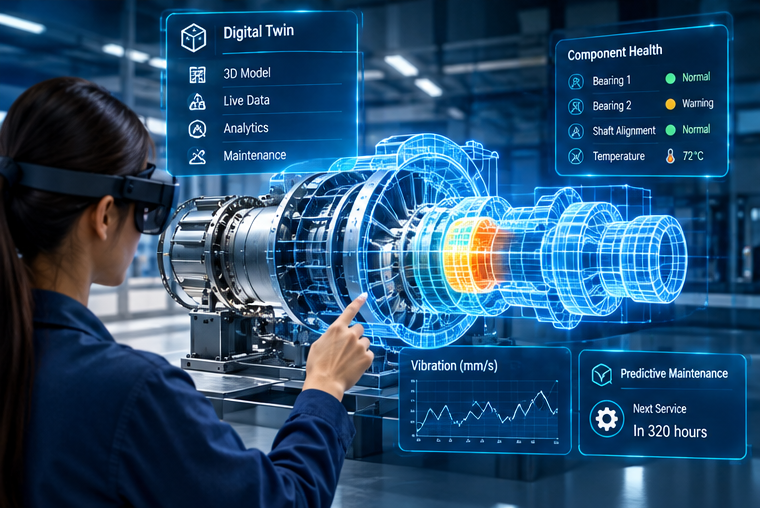 Interactive 3D model exploration in an immersive enterprise environment