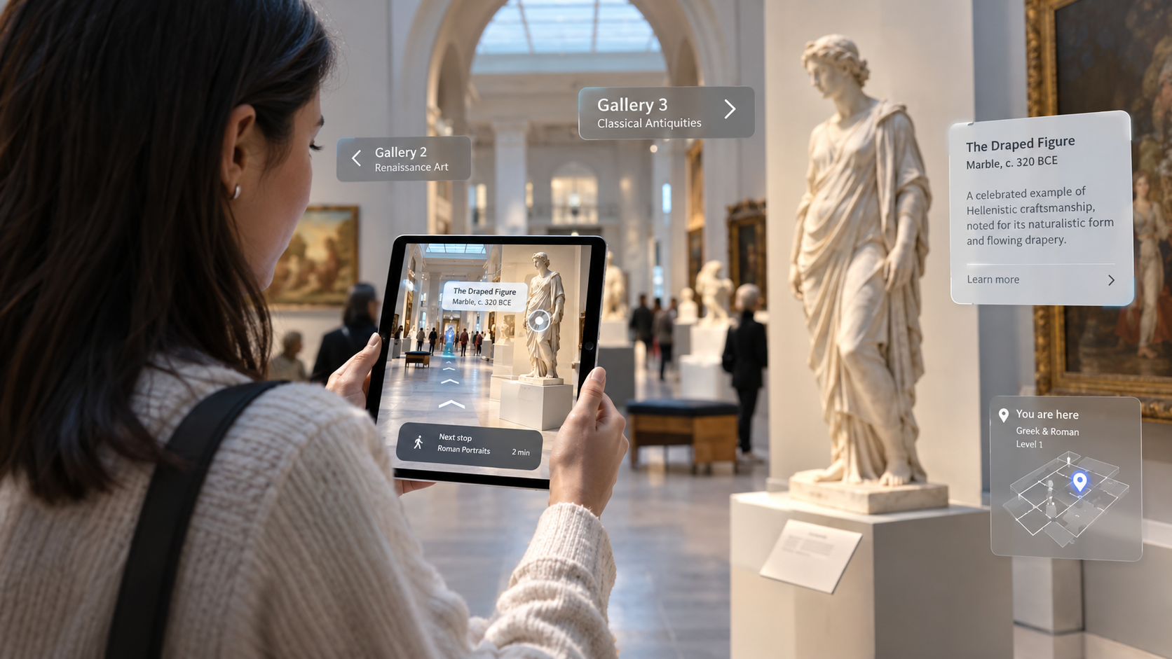 AR gallery experience